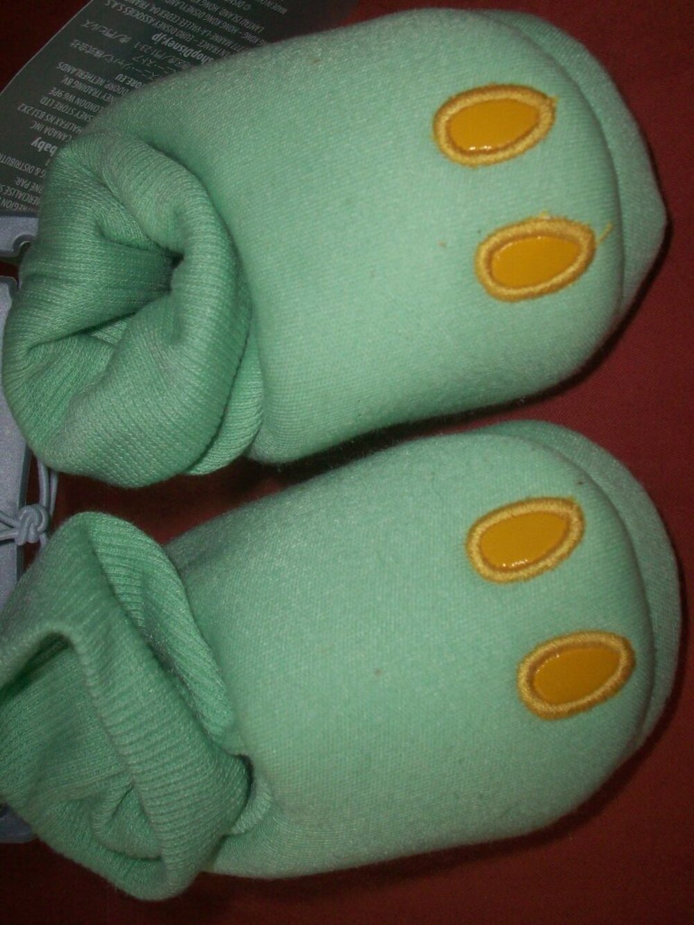 Disney Store Grogu Baby Shoes Booties Slippers Mandalorian Costume Crib 18/24 M
